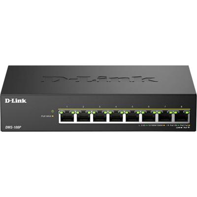 D-Link DMS-108P/E DMS-108P/E Netwerk switch RJ45 PoE-functie