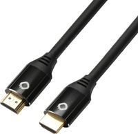 Oehlbach D1C92489 HDMI-kabel HDMI Aansluitkabel HDMI-A-stekker, HDMI-A-stekker 0.75 m Zwart Ultra HD (8K), Vergulde steekcontacten - thumbnail