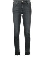 Versace Jeans Couture jean skinny à patch logo - Gris - thumbnail