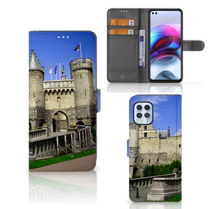 Motorola Moto G100 Flip Cover Kasteel