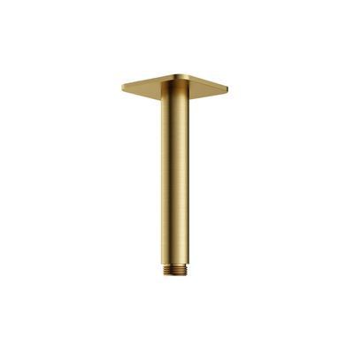 Hotbath Gal plafondbuis 15 cm Geborsteld messing PVD GL452BBP