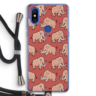 Mammoet: Xiaomi Mi Mix 3 Transparant Hoesje met koord