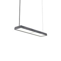 Louis Poulsen Slim Box Suspended Single Hanglamp - 3000K 3165lm Dali - Opal - Aluminium