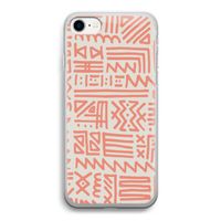 Marrakech Pink: iPhone SE 2020 Transparant Hoesje