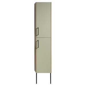 Differnz Legs hoge kast links en rechts, FSC® | groen | 35 x 30 x 160 cm