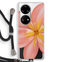Pink Ellila Flower: Huawei P50 Pro Transparant Hoesje met koord