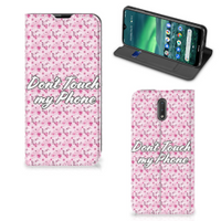 Nokia 2.3 Design Case Flowers Pink DTMP - thumbnail