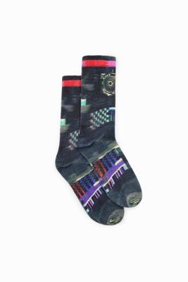 Sokken met glitch - BLACK - U