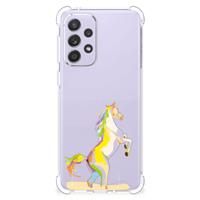 Samsung Galaxy A33 Stevig | Bumper Hoesje | Horse Color