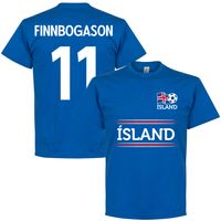 Ijsland Finnbogason 11 Team T-Shirt