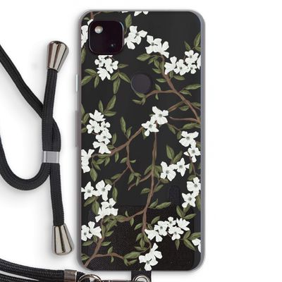Blossoming spring: Pixel 4a 5G Transparant Hoesje met koord