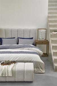 Rivièra Maison Riviera Maison Dekbedovertrek Ropes - Marineblauw 200x200/220 cm