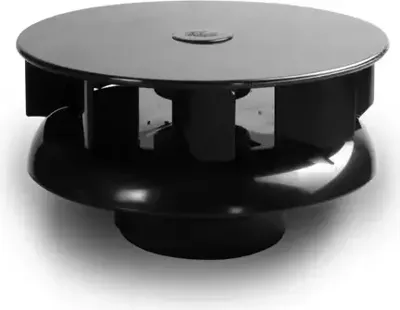 Turbo 3 mechanische dakventilator - zwart