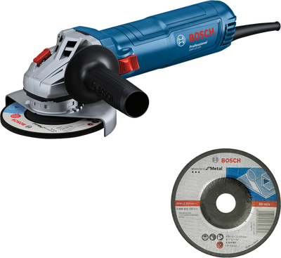 Bosch Blauw GWS 12-125 Haakse Slijper | Incl. Handgreep - 06013A6106