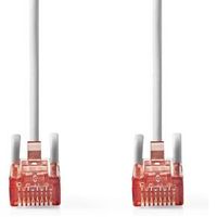 CAT6-kabel | RJ45 Male | RJ45 Male | U/UTP | 10.0 m | Rond | PVC | Grijs | Label - thumbnail