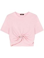 Versace t-shirt à épingle Medusa - Rose