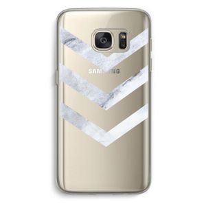 Marmeren pijlen: Samsung Galaxy S7 Transparant Hoesje