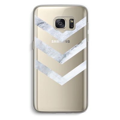 Marmeren pijlen: Samsung Galaxy S7 Transparant Hoesje