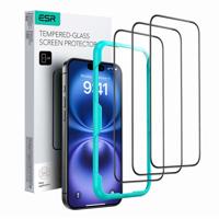 iPhone 16 Plus/15 Plus Tempered-Glass Screen Protector - 3 Pack with Alignment Frame