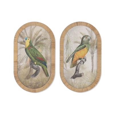 Schilderij Home ESPRIT Kristal Rotan 35 X 2,5 X 60 CM (2 Stuks) Schilderij Home ESPRIT Kristal Rotan 35 X 2,5 X 60 CM (2 Stuks)