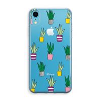 Sanseveria: iPhone XR Transparant Hoesje