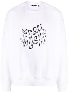 FIVE CM sweat à motif en relief - Blanc