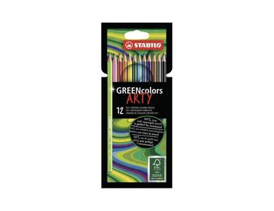 Stabilo greencolors kleurpotloden arty, 12st.