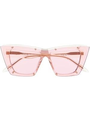 Alexander McQueen Eyewear lunettes de soleil à monture papillon - Rose