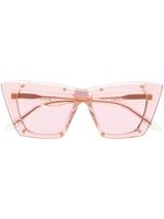 Alexander McQueen Eyewear lunettes de soleil à monture papillon - Rose - thumbnail