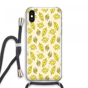 Herfst: iPhone XS Max Transparant Hoesje met koord