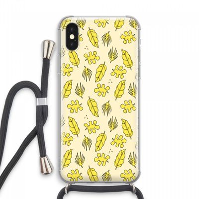 Herfst: iPhone XS Max Transparant Hoesje met koord