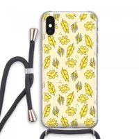 Herfst: iPhone XS Max Transparant Hoesje met koord