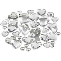 Knutsel steentjes in hart vorm 252 stuks   - - thumbnail