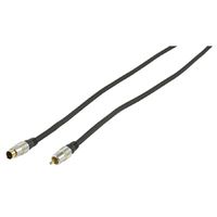 HQ 10m S-Video/1xRCA S-Video (4-pin) RCA Zwart, Zilver - thumbnail