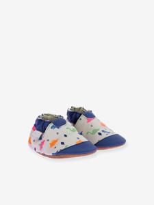 Zachte leren slofjes voor baby's BLUDINO 974800 ROBEEZ© blauw