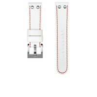 TW Steel horlogeband CEB111 / CE111 Leder Wit 22mm + rood stiksel