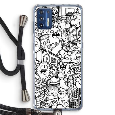 Vexx City #2: Motorola Moto G9 Plus Transparant Hoesje met koord