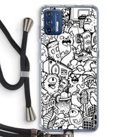 Vexx City #2: Motorola Moto G9 Plus Transparant Hoesje met koord