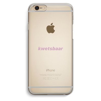 kwetsbaar: iPhone 6 / 6S Transparant Hoesje