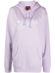 KidSuper hoodie en coton à logo imprimé - Violet