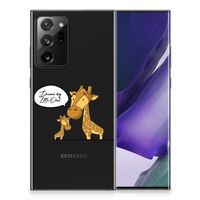 Samsung Galaxy Note20 Ultra Telefoonhoesje met Naam Giraffe