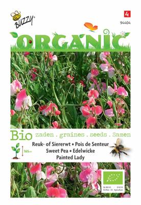 Organic Lathyrus odoratus Painted Lady (Skal 14725) Tuinplus - Buzzy