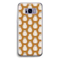Uilen: Samsung Galaxy S8 Plus Transparant Hoesje