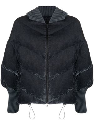 Fabiana Filippi doudoune à capuche - Bleu