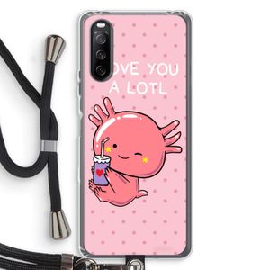 Love You A Lotl: Sony Sony Xperia 10 III Transparant Hoesje met koord
