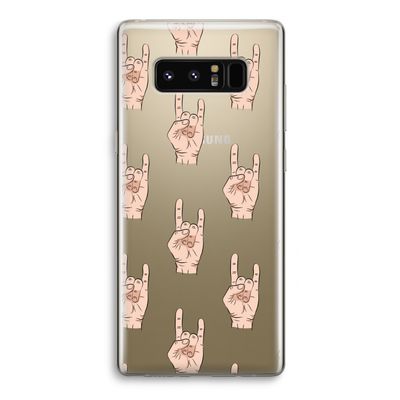 Rock: Samsung Galaxy Note 8 Transparant Hoesje