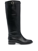 Scarosso bottes en cuir - Noir