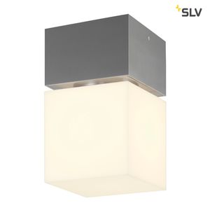 Plafondlamp buiten SQUARE E27 RVS