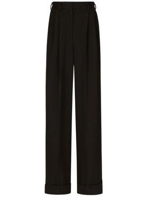 Dolce & Gabbana pantalon ample à plis - Noir