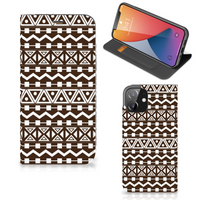 iPhone 12 | iPhone 12 Pro Hoesje met Magneet Aztec Brown